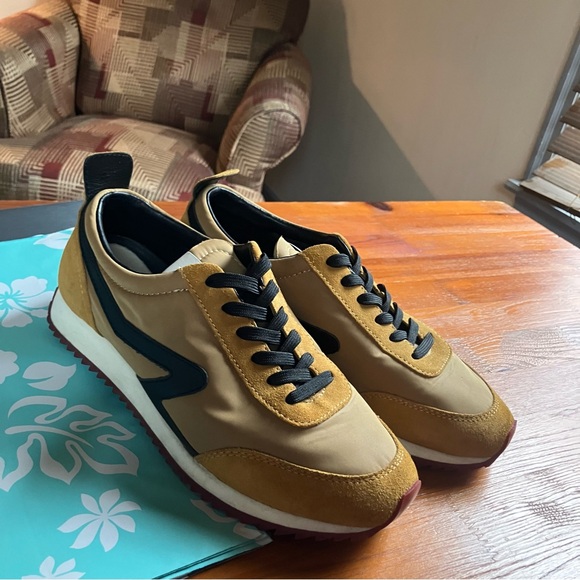 rag & bone retro running shoes in mustard black and tan EU Size 38 - Picture 7 of 15